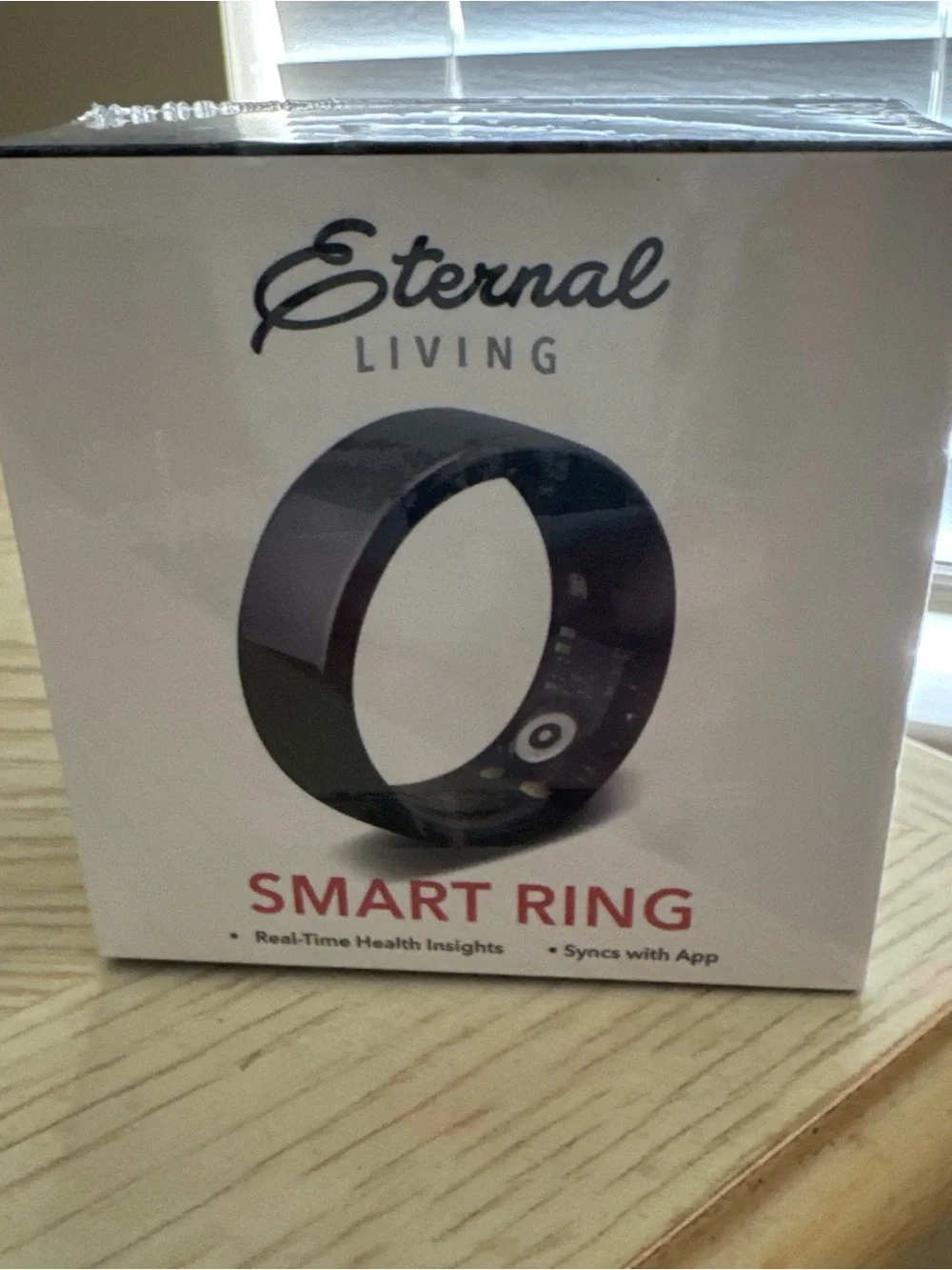 Smart Ring in Black - Wearable Health Tracker